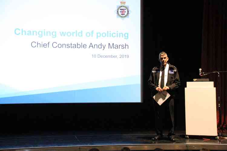 Andy Marsh's presentation on the changing world of policing