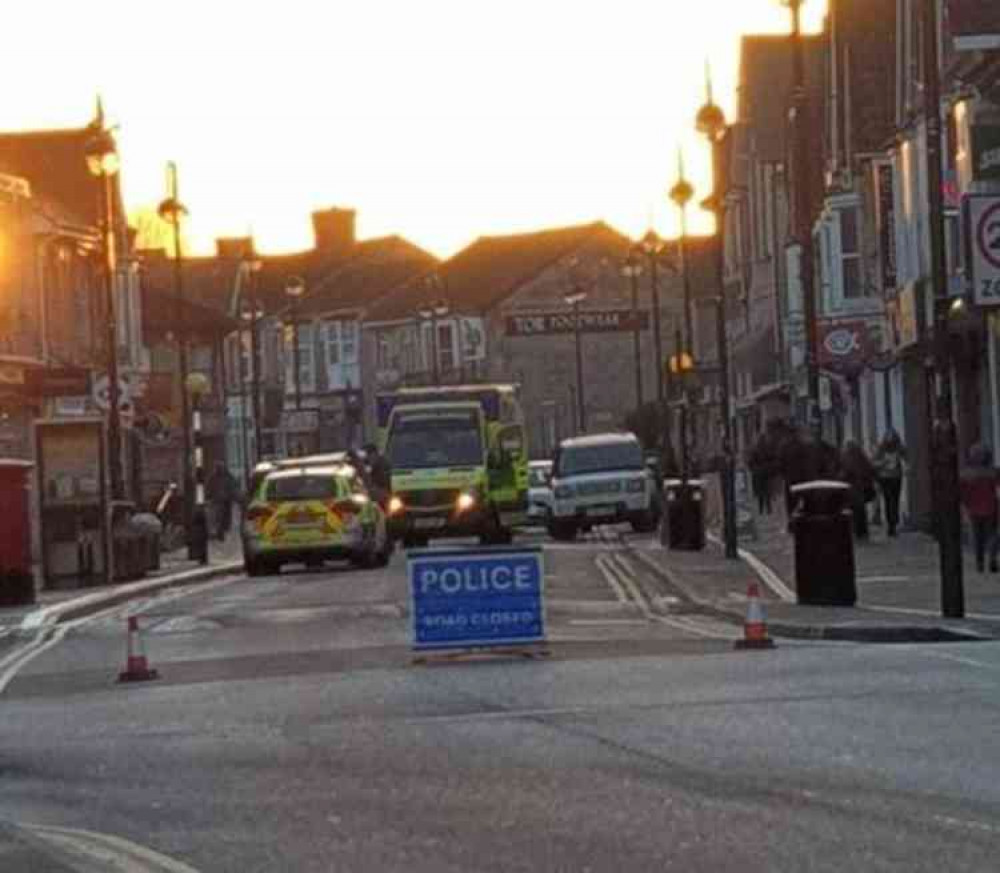 Street High Street closed off yesterday (Photo: Lydia Jayne)