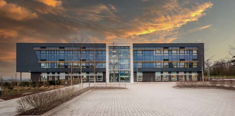 Exeter Science Park's award-winning Ada Lovelace Building - Net Zero Carbon in operation, an A+ energy performance rating and BREEAM Excellent (photo credit Andrew Butler)