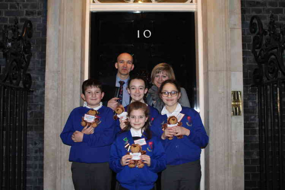 Outside of Number 10 Downing Street