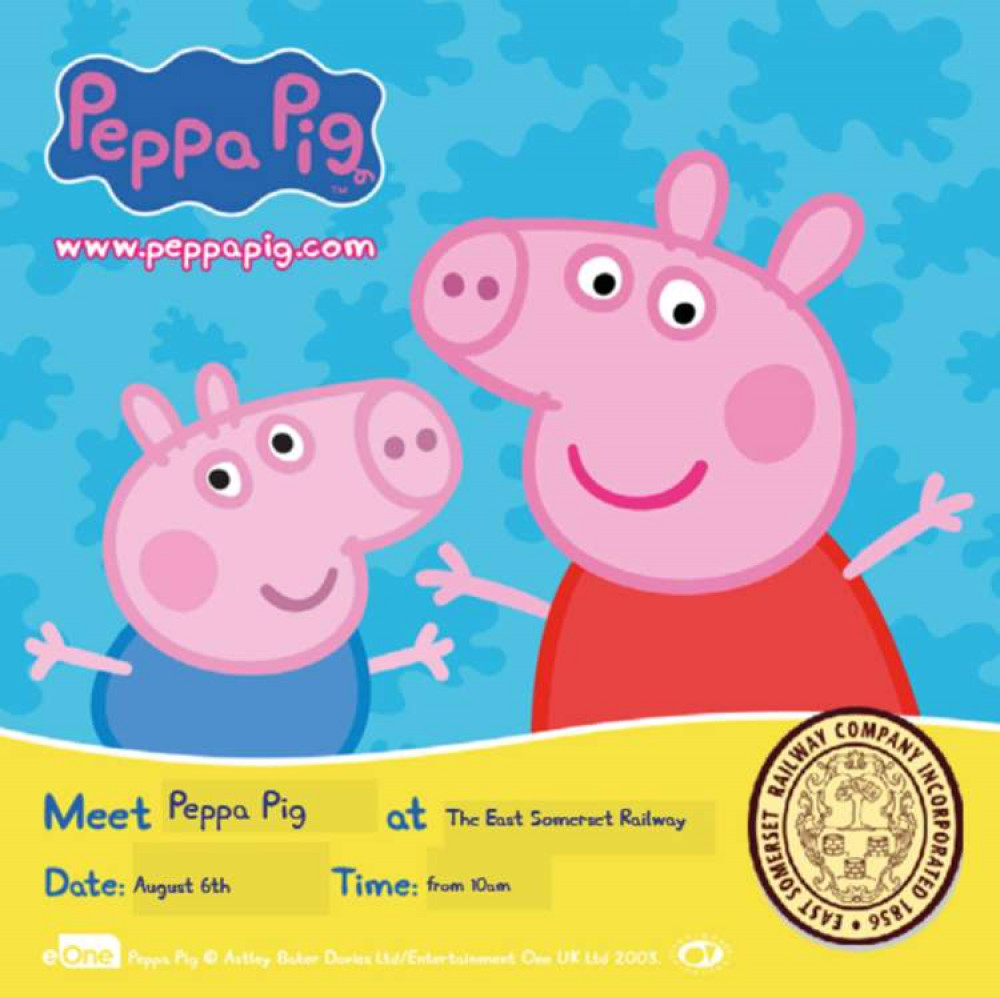 Peppa Pig and George Pig at The East Somerset Railway | Uncategorised ...