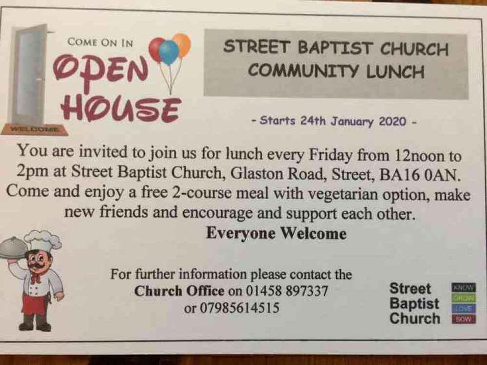 Free Community Lunch on Friday