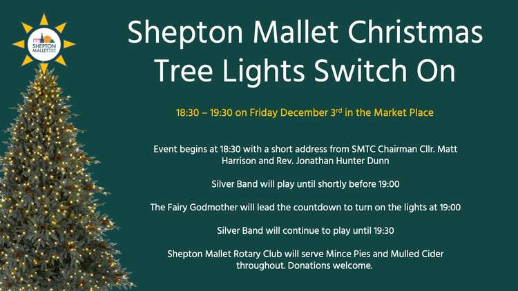 Shepton Mallet Christmas Lights Switch On