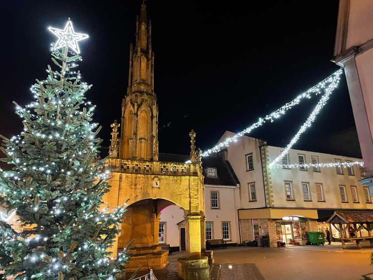 Shepton Mallet's Christmas Lights and Tree