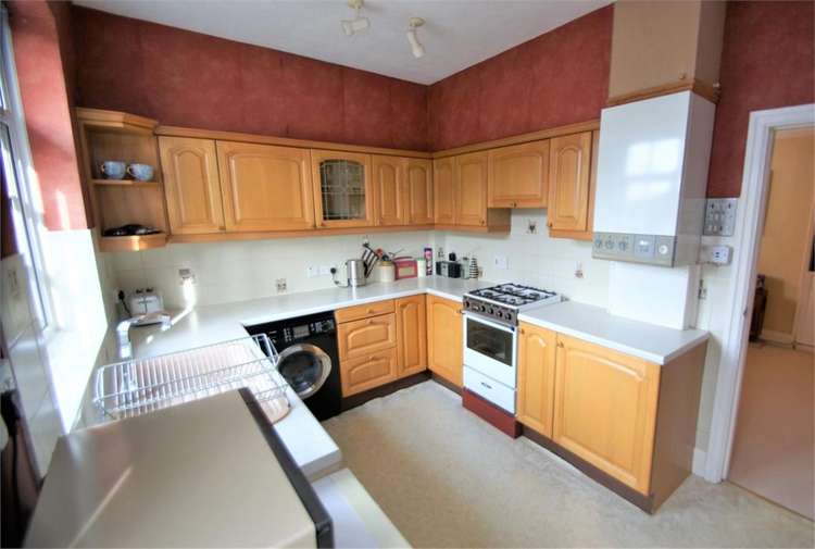 There is plenty of cupboard and work space in the kitchen