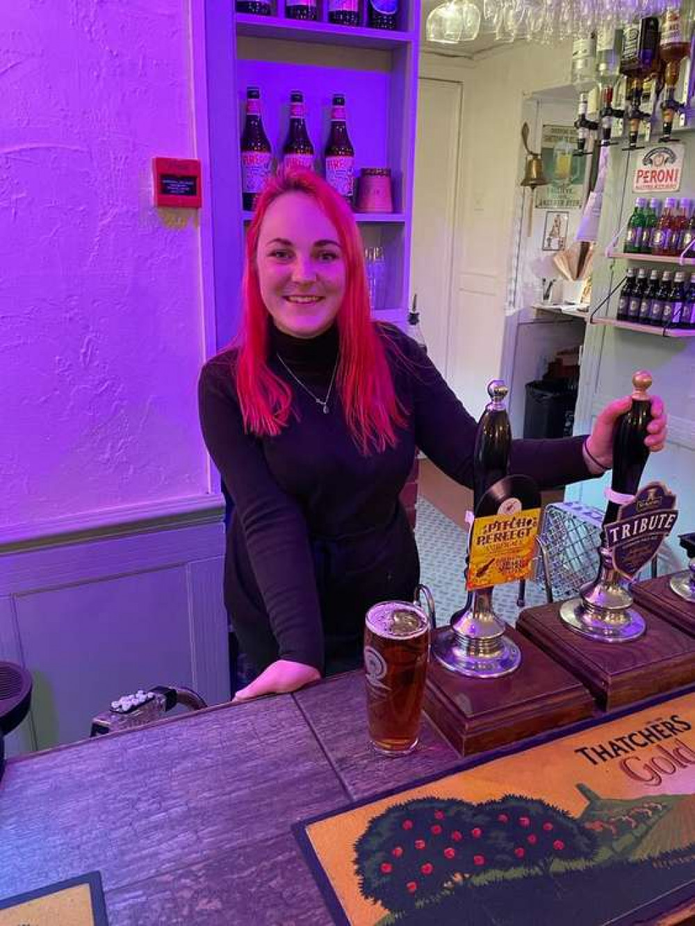 Chloe is looking forward to welcoming customers to the Prestleigh Inn