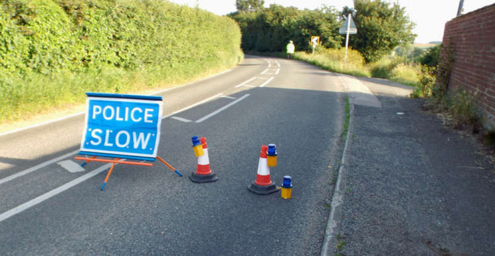 Stretch of road close to horse and van incident