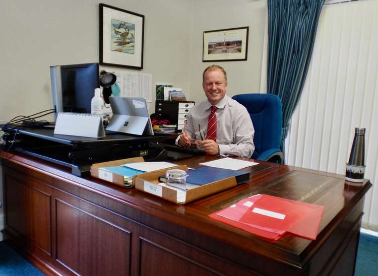 Royal Hospital School headmaster Simon Lockyer