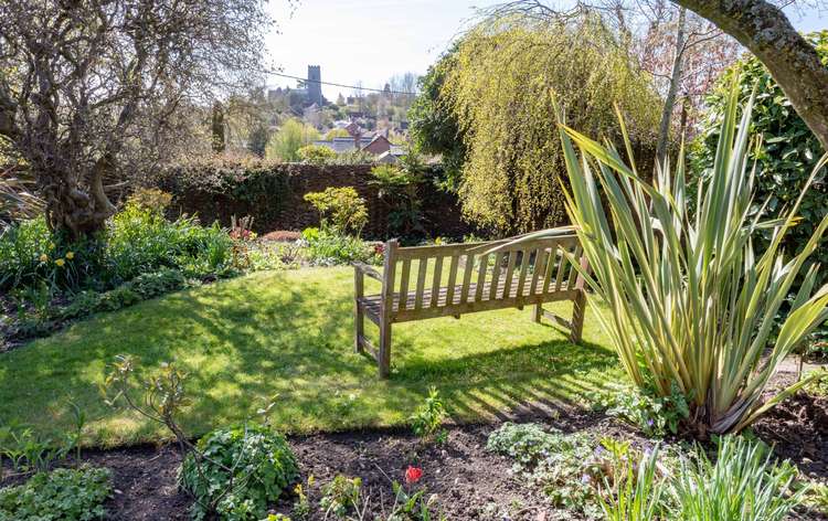 House with cracking view of Suffolk church