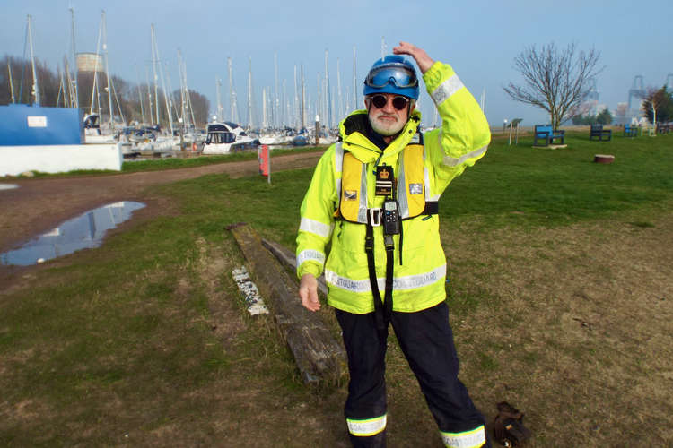 Holbrook Coastguard station commender David Tallin