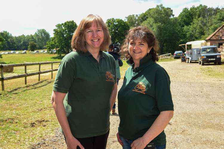 Annabel Shackleton and Caroline Drummond from LEAF (Picture credit: LEAF/Nub News)