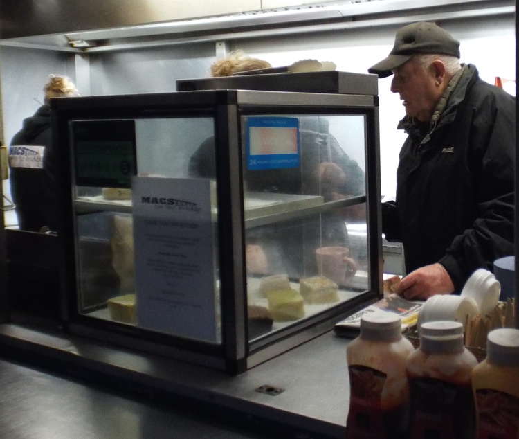 The 95-year helps with the breakfast prep (Picture credit: Peninsula Nub News)