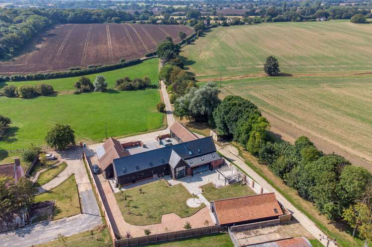 Red Farm Barn from high (Picture credit: Chapman Stickels)