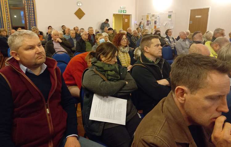 Around 80 people were at public meeting  (Picture credit: Nub News)