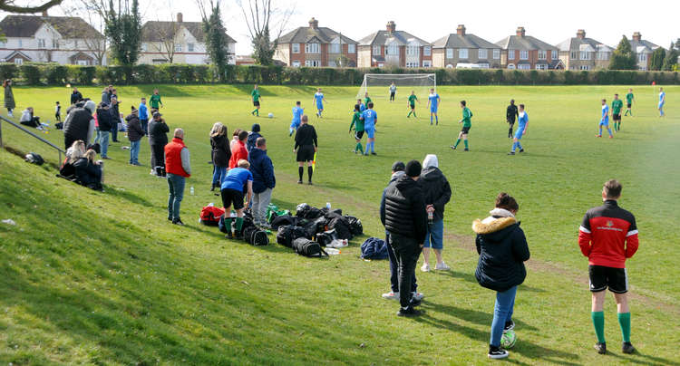 Good Shotley support abused by Suffolk FA referees assistant (Picture credit: Peninsula Nub News)