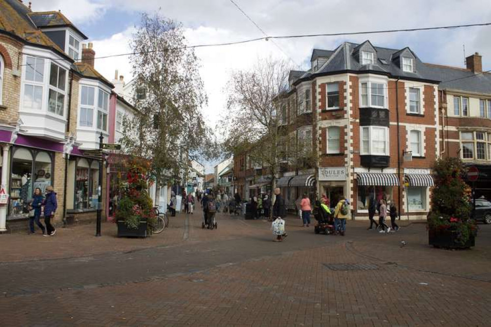 Sidmouth town centre (Nub News, Will Goddard)