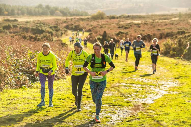 Bex McDonald running up that hill. Credit: Kyle Baker Photography