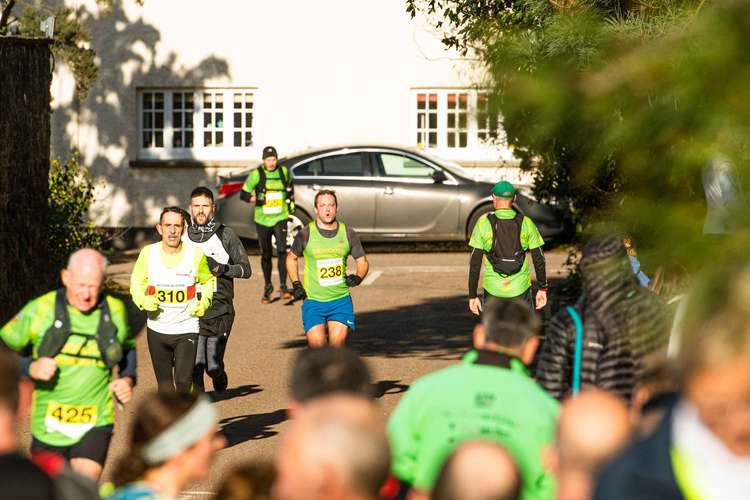 Tim Swarbrick, Sam Ingram and Mark Norton finishing with a sprint. Credit: Kyle Baker Photography