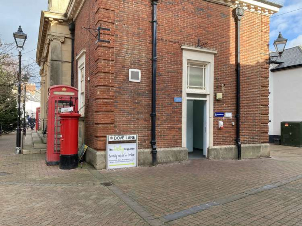 Public toilets on Market Square, Sidmouth (Nub News, Will Goddard)