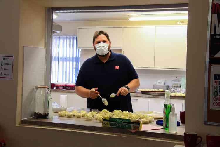 Making the cream teas (Photo: Carly Dutton Design and Photography)