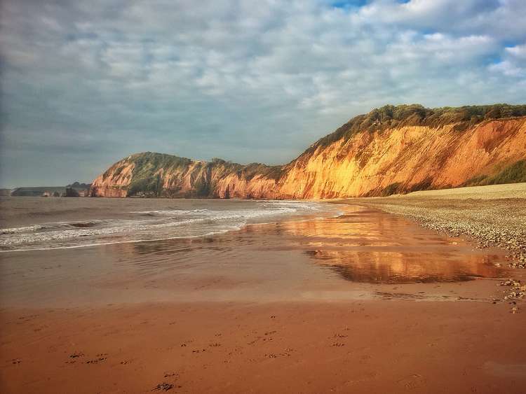 Sidmouth beach. Credit: John Davis