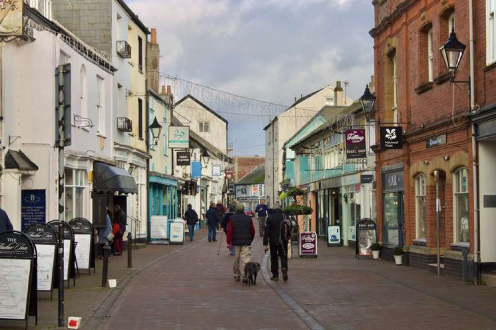 Sidmouth town centre (Nub News, Will Goddard)