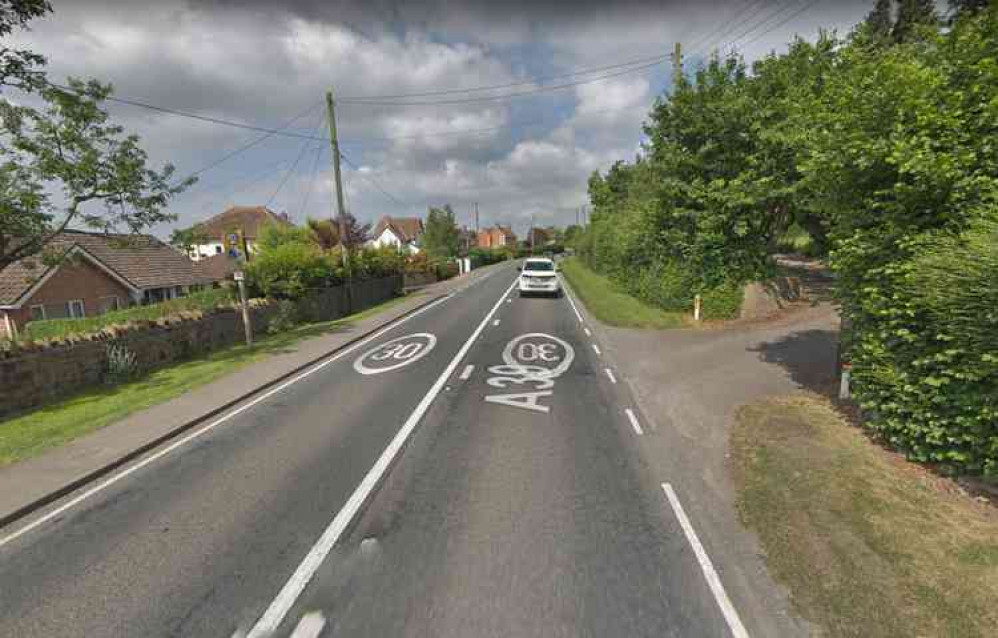 There will be temporary traffic lights in Ashcott next week (Photo: Google Street View)