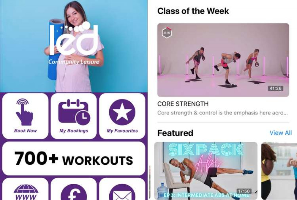 There are over 700 different workouts for you to try, courtesy of digital fitness content provider Wexer (LED Leisure)