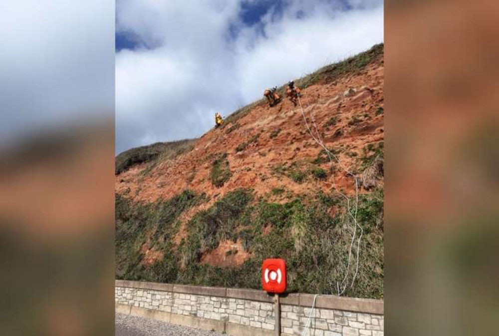 Cliff inspections are scheduled for Budleigh Salterton on 7 March and Sidmouth on 8 March (EDDC)