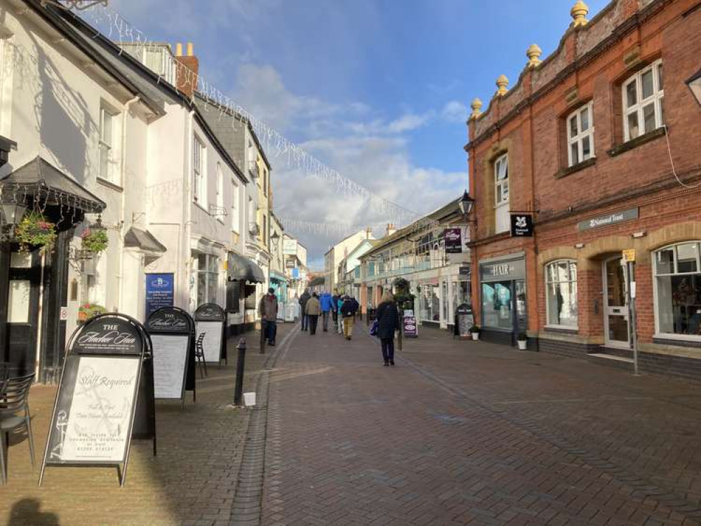Sidmouth town centre (Nub News, Will Goddard)