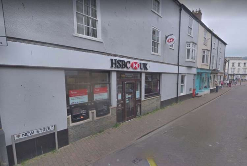 The Sidmouth HSBC branch on New Street, Sidmouth (Google Maps)