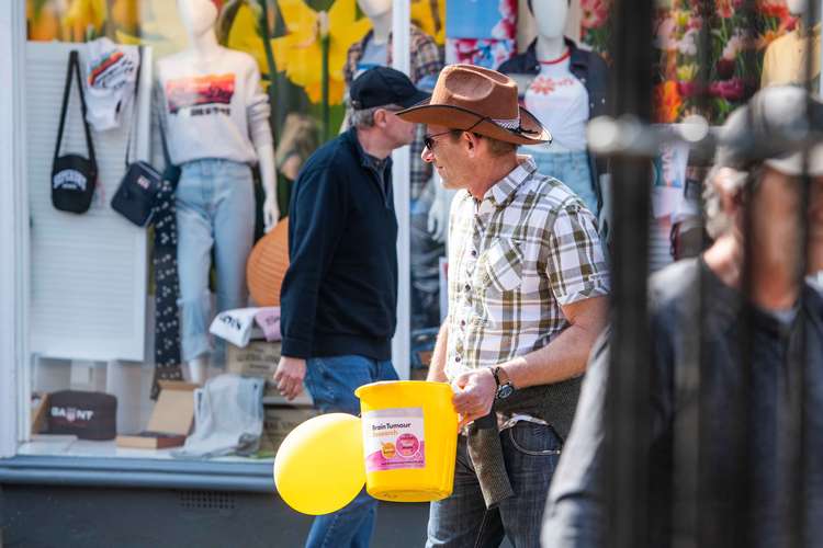 Mike Baker was one of the many street collectors