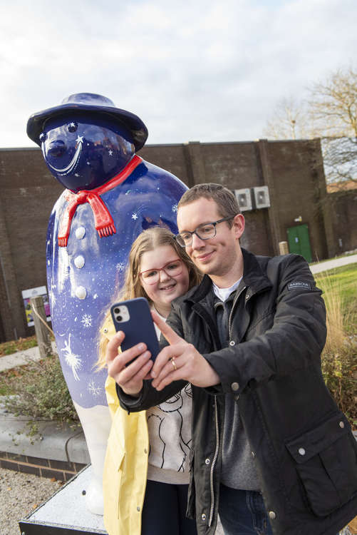 Swadlincote businesses have credited the positive impact of The Snowman and The Snowdog sculpture trail in the town over the festive period