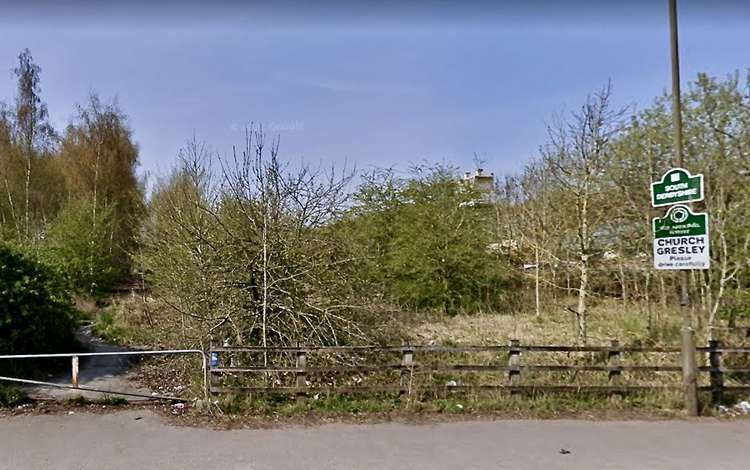 This is the site of the new complex where Gresley Rovers want to move to