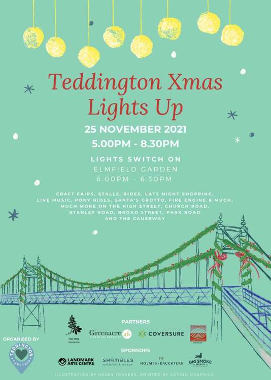 The 2021 Lights Up poster (Image: Teddington Together)