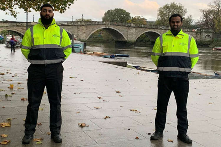 Covid marshals have returned to the borough