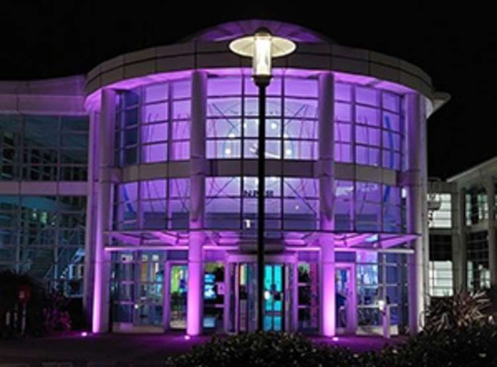 Teddington NPL takes part in Purple Lights Up (Image: NPL)