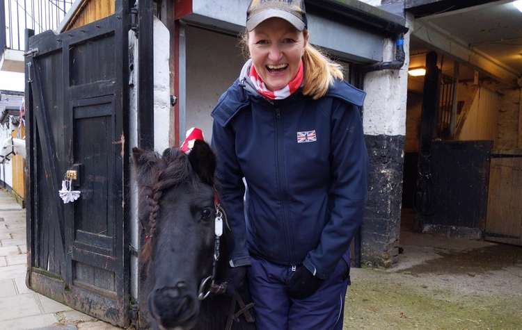 Park Lane Stables RDA centre manager Natalie O'Rourke back at the charity's Teddington home (Image: Ellie Brown)