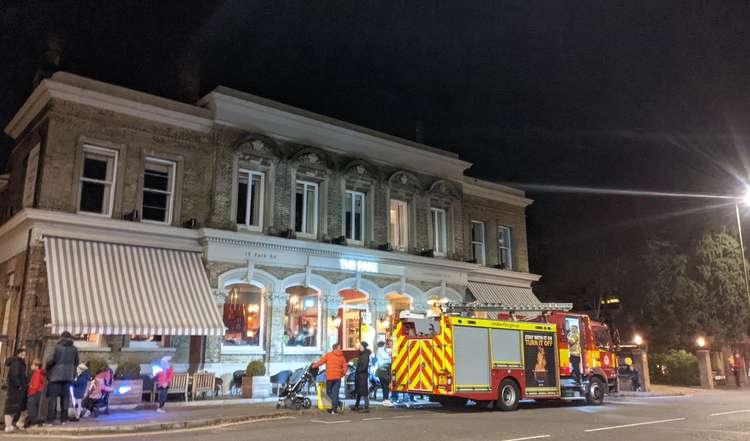 Twickenham Fire Station popped by The Park Hotel (Image: Ellie Brown)