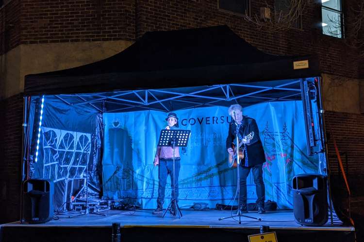 Local musicians performed on Church Road's stage (Image: Ellie Brown)