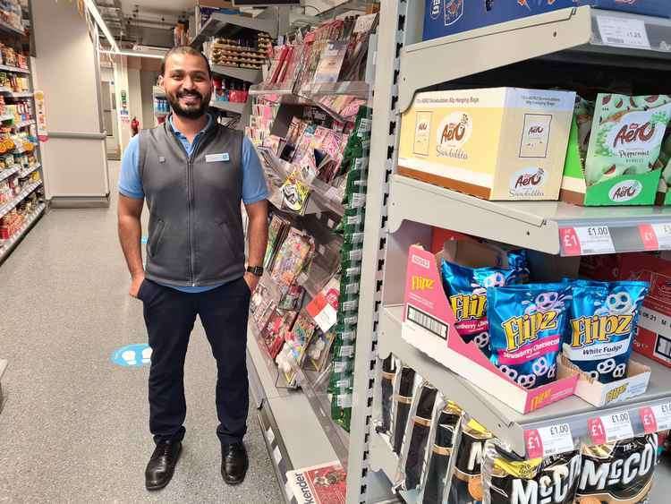 Teddington Co-op store manager Amila