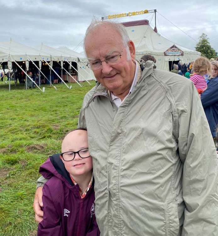 Natalie's father with Woody (Image: Courtesy of Natalie O'Rourke)