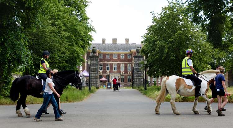 Park Lane Stables RDA out on a ride last summer from their premises in Ham (Image: Ollie Monk)