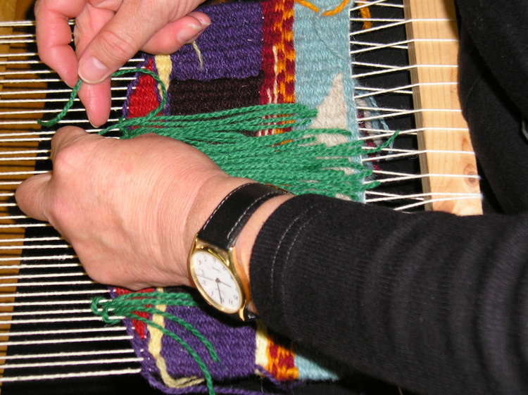 Or you could learn to weave tapestries at United Response, Teddington high street