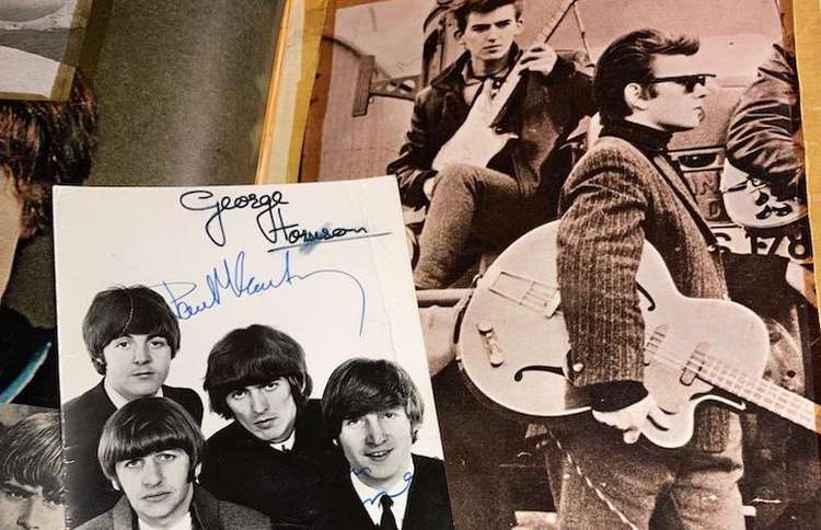 A photo signed by all 4 members of the Beatles was discovered in Teddington last week