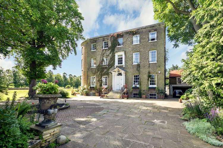 The Georgian mansion 'Ivy House' next to Hampton Court Palace - now on sale for £6 million