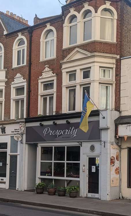 Prosperity restaurant in Twickenham is organising a relief effort for Ukraine (Image: Twickenham Tweets)