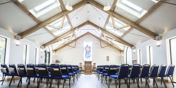 Christ church has moved to a recently restored community hall next to the main church (Image: MJA Architects)