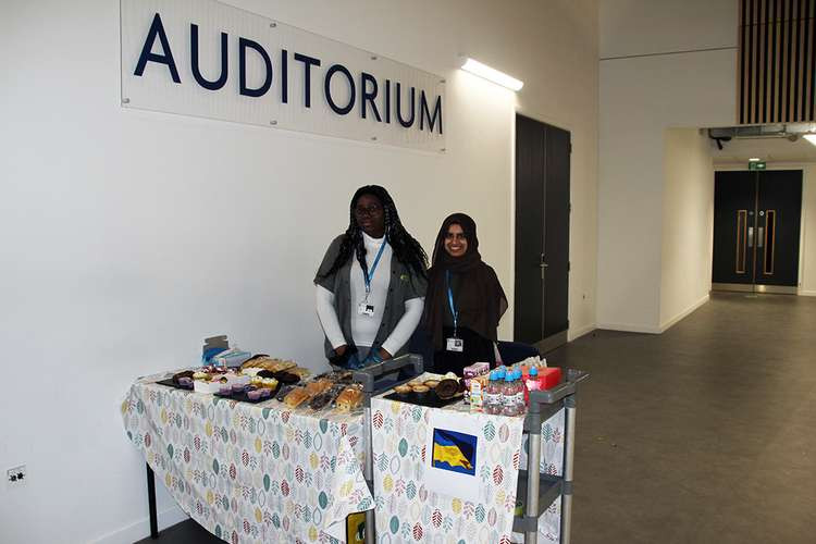 A bake sale held by students and staff Richmond College (RuTC) has raised nearly £200 in support of Ukraine's refugees.