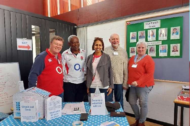 Munira attending the Twickenham repair Café.